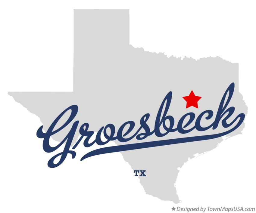 map_of_groesbeck_tx